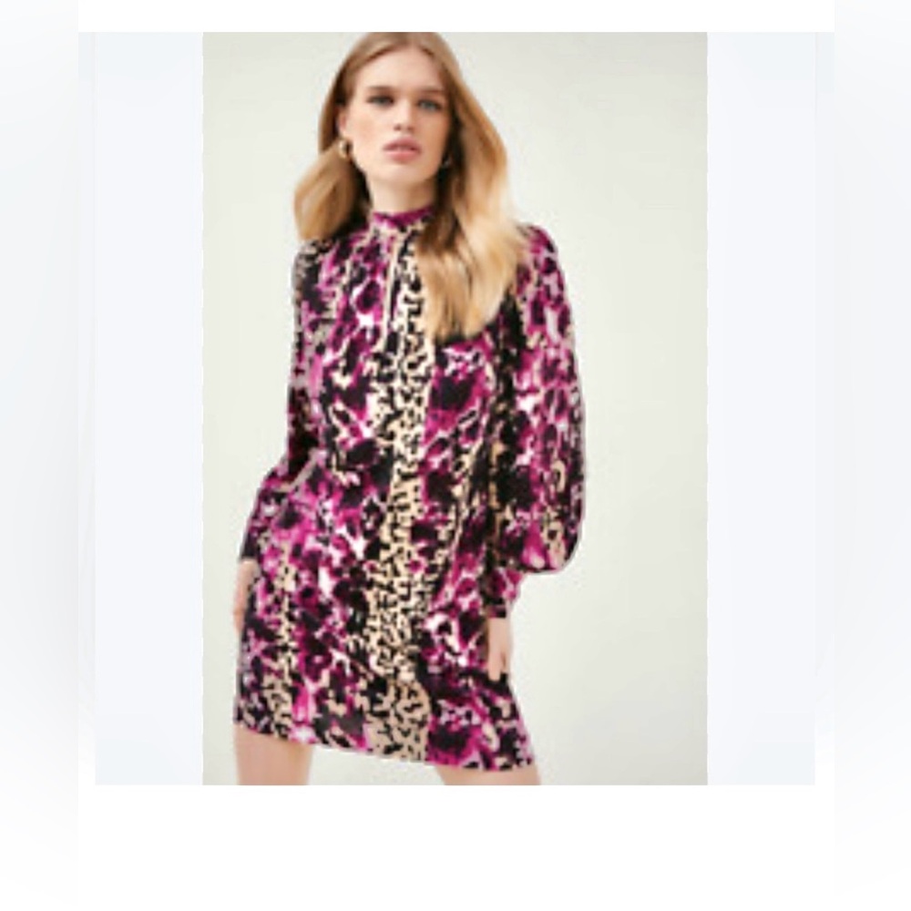 Karen Millen Animal Print Mini Dress